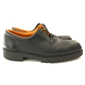 SEBAGO DRYSIDES Black Leather Oxfords Shoes SZ 14W